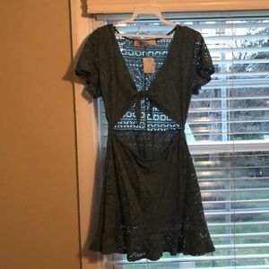 Blue free people dress